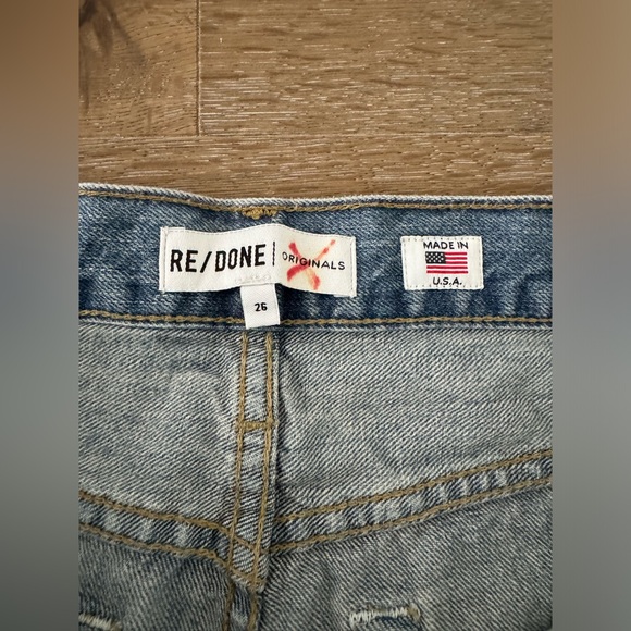 RE/DONE Originals High Rise Crop Flare 26 - Picture 4 of 10